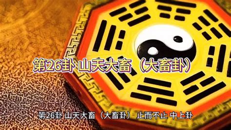 山天大畜财运|解读《易经》，学会问心无愧—— 山天大畜（大畜卦）